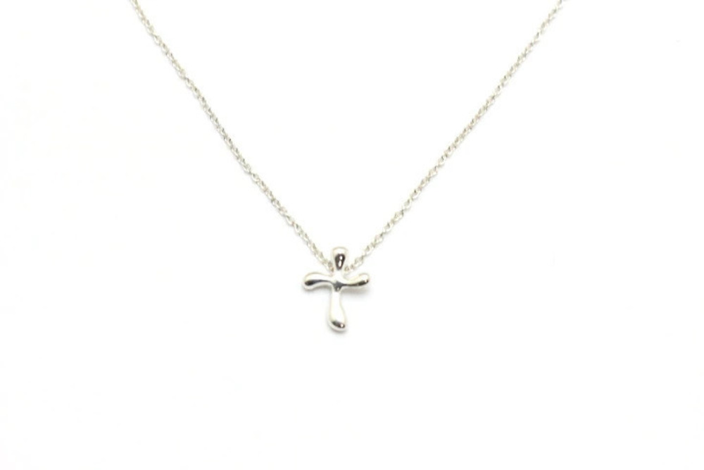 Tiffany Co Elsa Peretti Diamonds By The Yard Necklace Sterling Silver